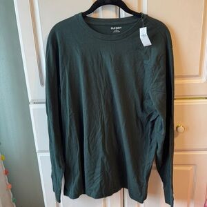 Old Navy Dark Green Long Sleeve Men’s Shirt